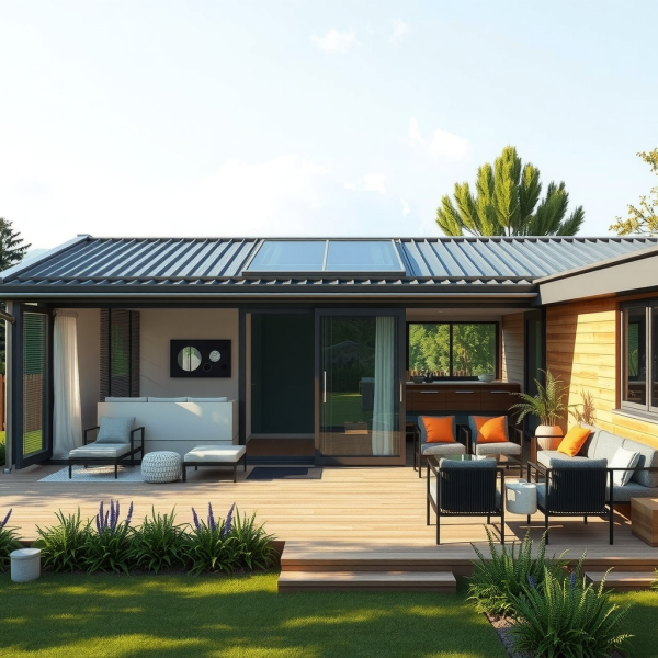 Domy prefabrykowane z tarasem komfort&hellip;