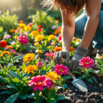 Sadzenie kwiatów w rabatach kwiatowych poradnik dla początkujących